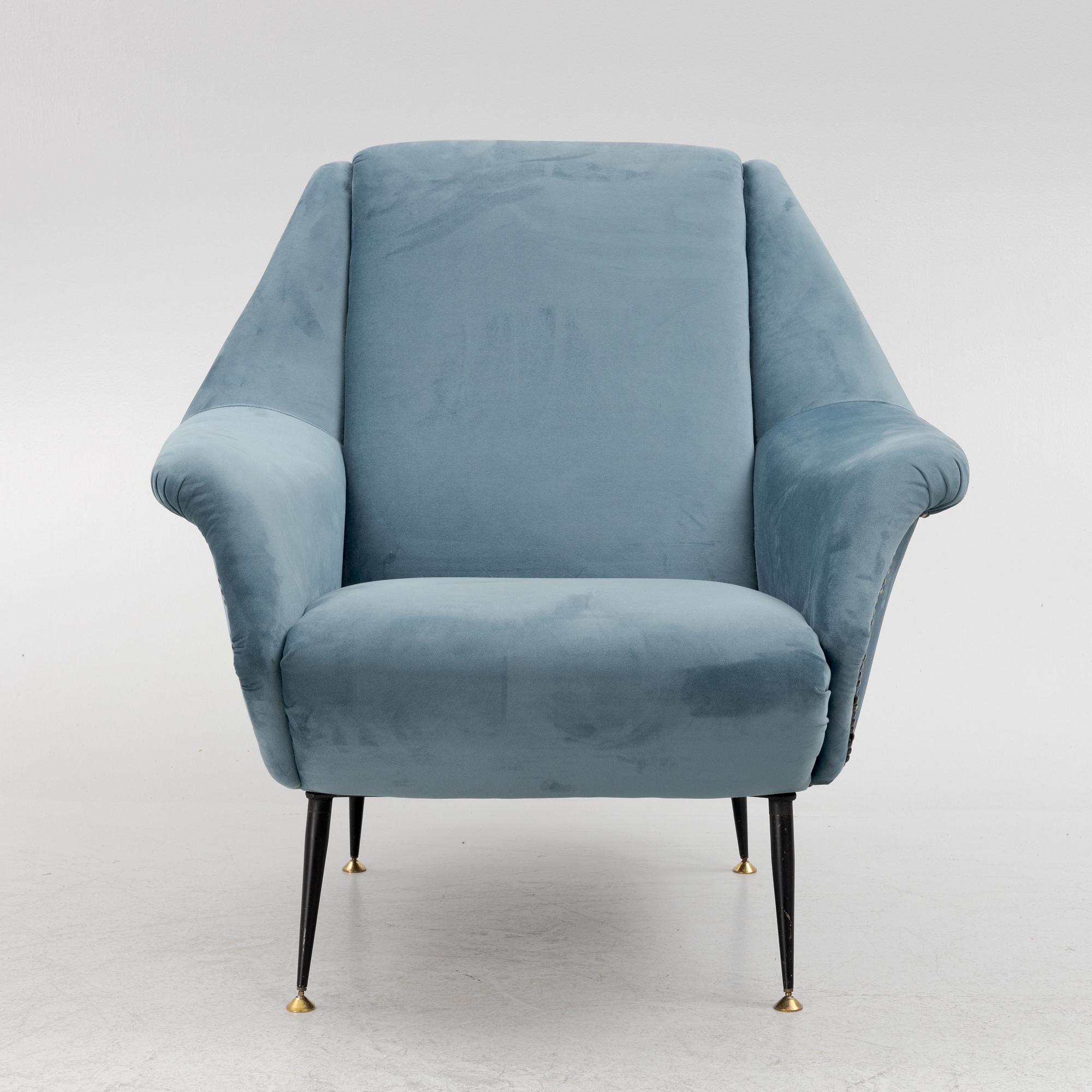 Gigi Radice, fåtölj, Minotti, Italien, 1950-tal.