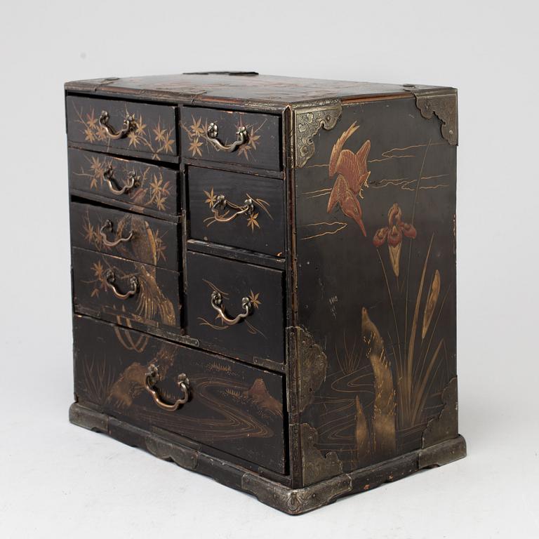 A Japanese cabinet, Meiji period (1868-1912).