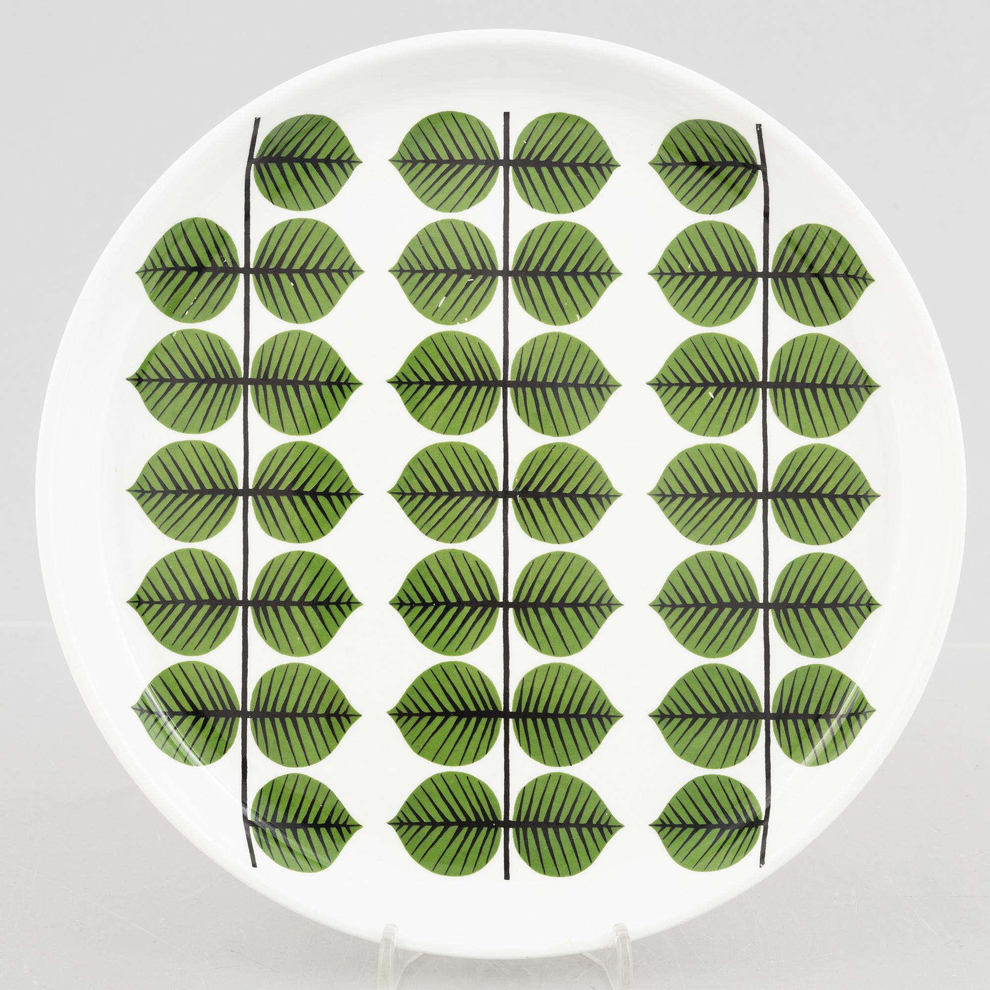 Stig Lindberg, servis, 50 delar, flintgods, "Berså", Gustavsberg, 1900-talets senare del.