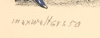 Max Walter Svanberg, lithographs/offset 3 pcs some signed and dated.