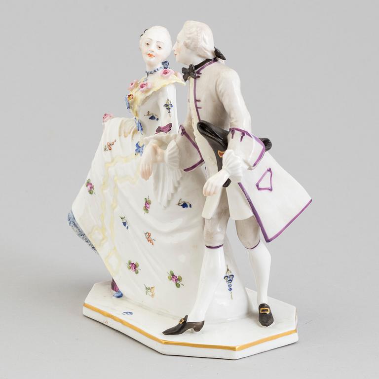 FIGURIN, porslin. Nymphenburg, Tyskland, 1900-tal.