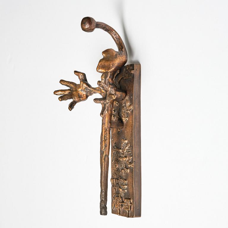 Bror Marklund, Sculpture/handle with a jester.