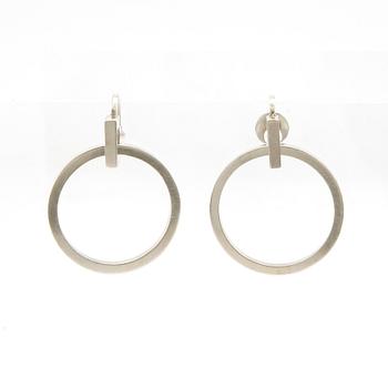 Wiwen Nilsson, earrings a pair of silver, Lund 1960.