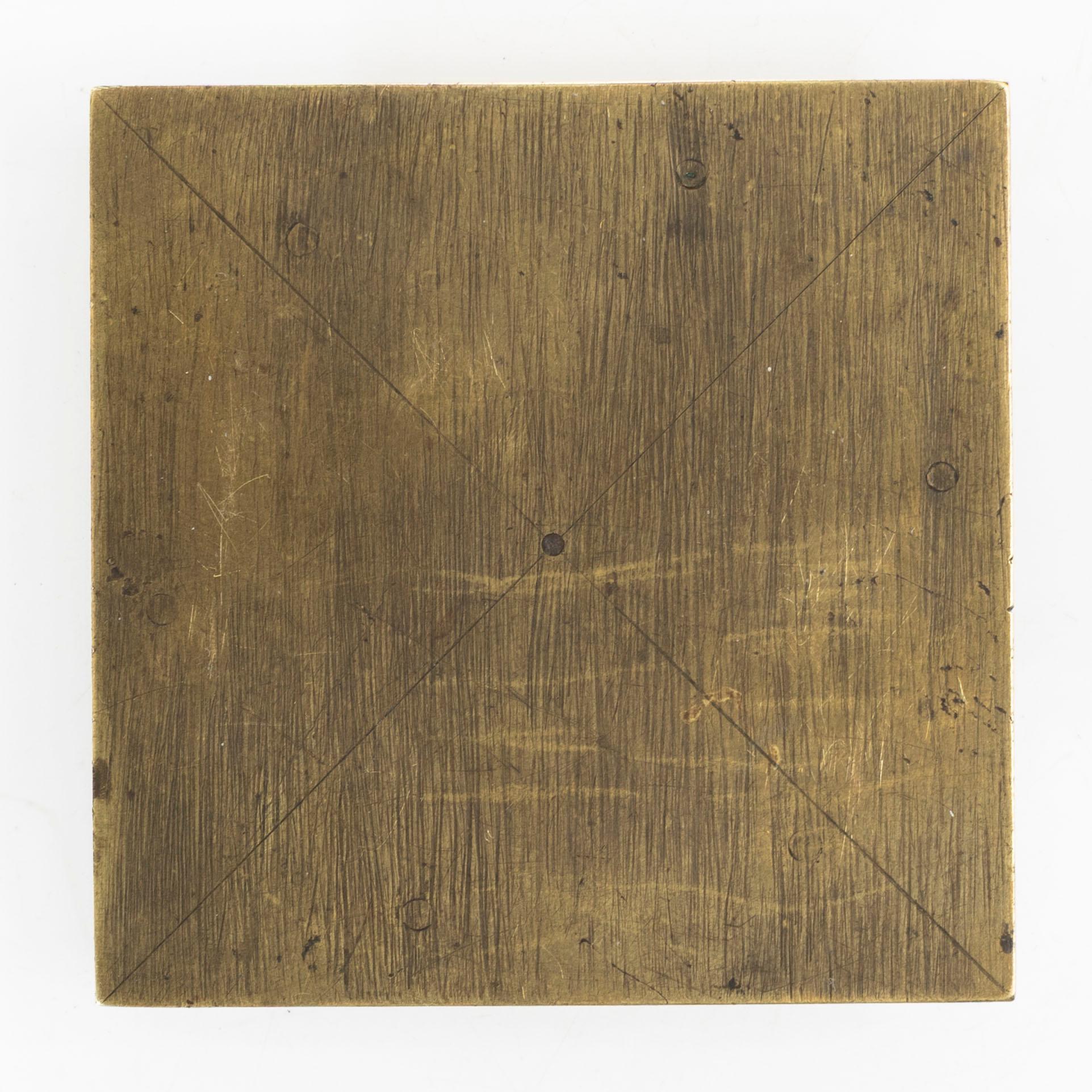 A brass sundial compass by J. Elfgren (instrument maker active ca 1750-1801).