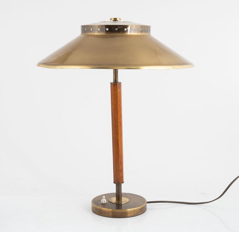 Boréns, a table lamp, model "B8445", Borås, Sweden 1940s. Provenance Sven Lundh.