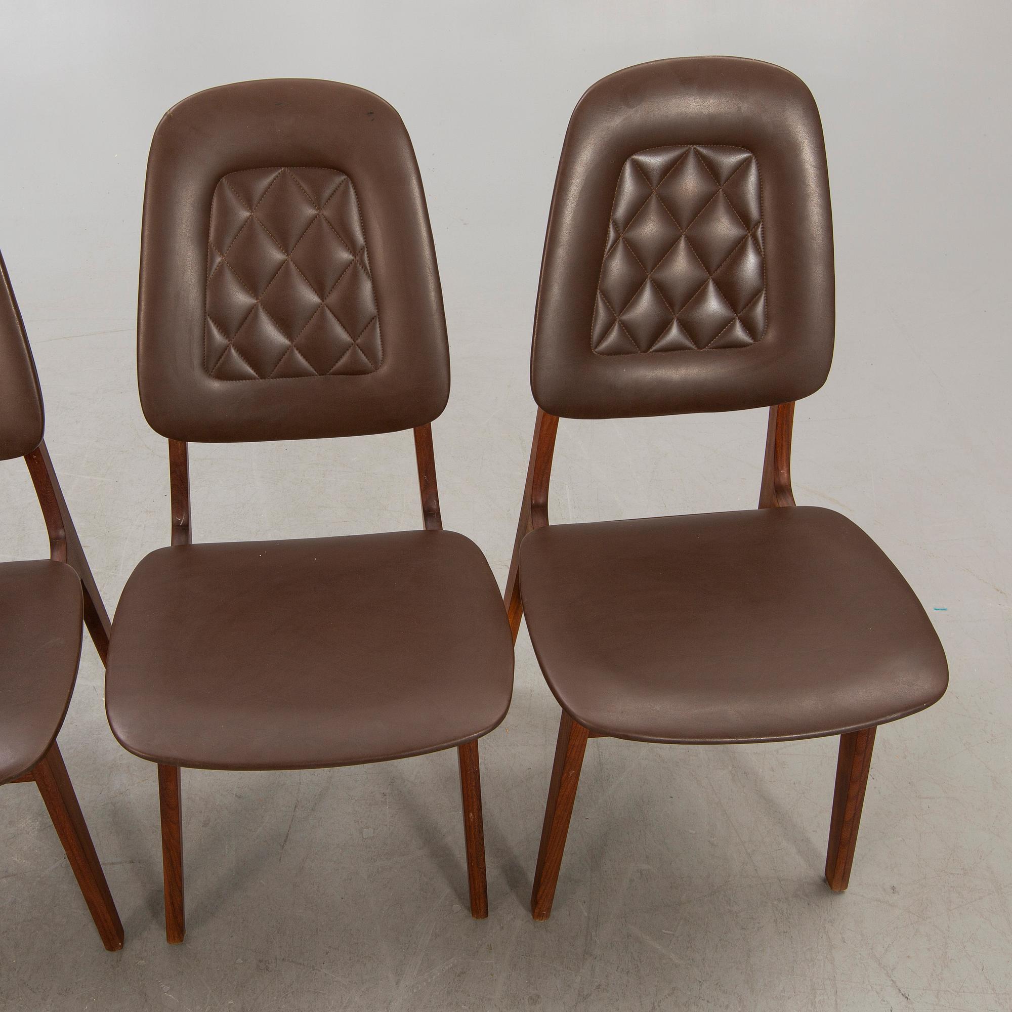 Chairs, 4 pcs, Norway, 1960s.