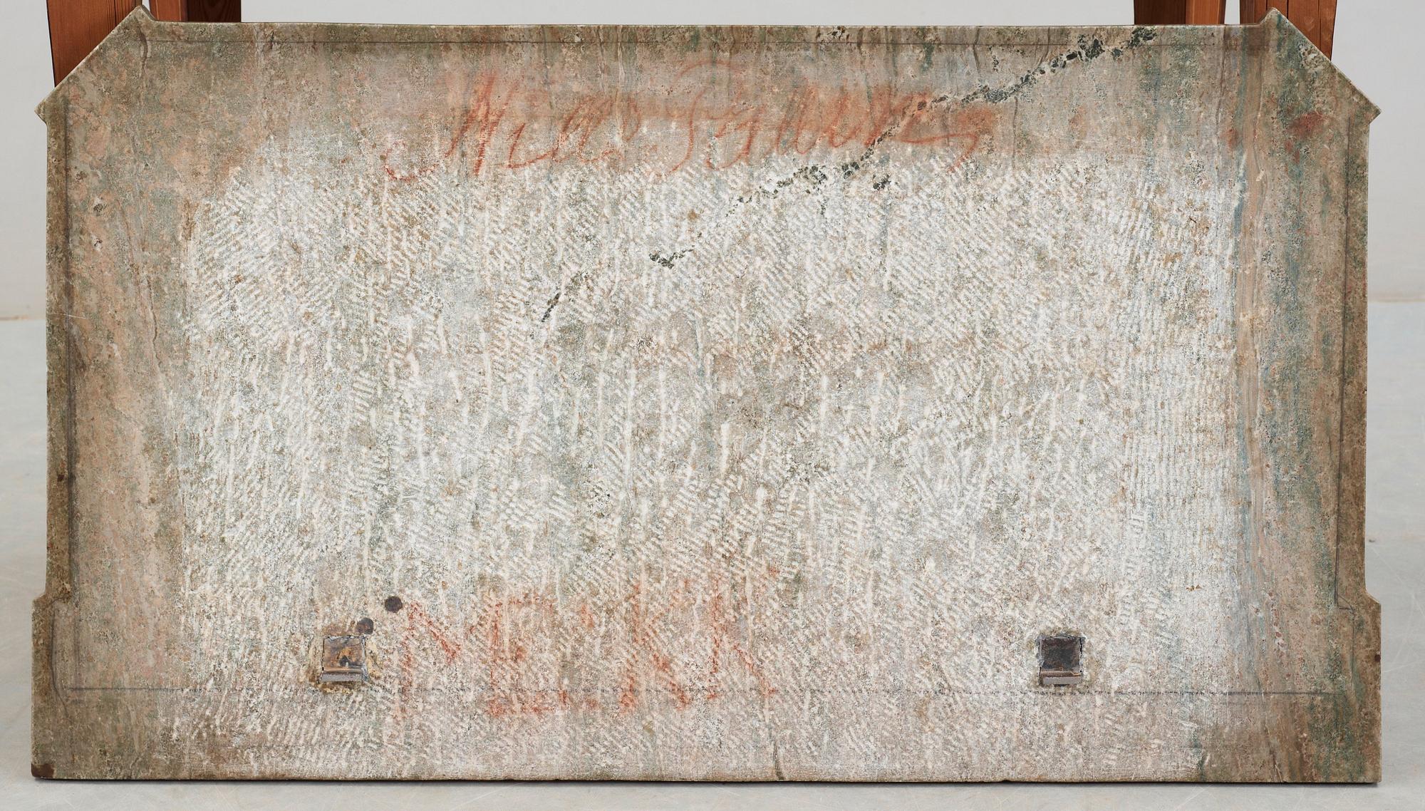 SEKRETÄR. Tillskriven Niklas Korp (mästare i Stockholm 1771). Gustaviansk.