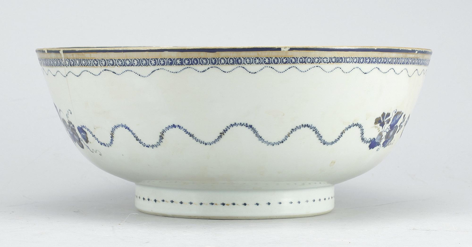 SKÅL, porslin, Kina, 1800-tal.