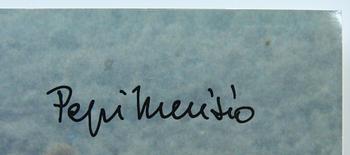 PEPI MERISIO, 3 st, fotografi, 2 sign samt 1 stämpelsign a tergo.