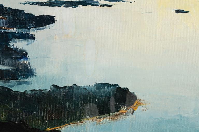 Axel Lind, oil on canvas, signed.