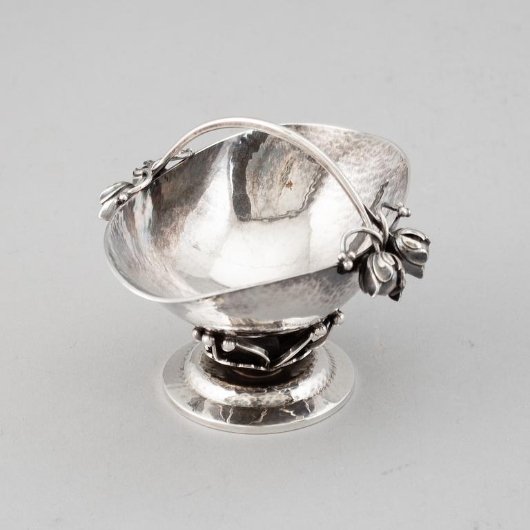 JOHAN ROHDE, a model 235A sterling silver salt cellar, Georg Jensen, Denmark.