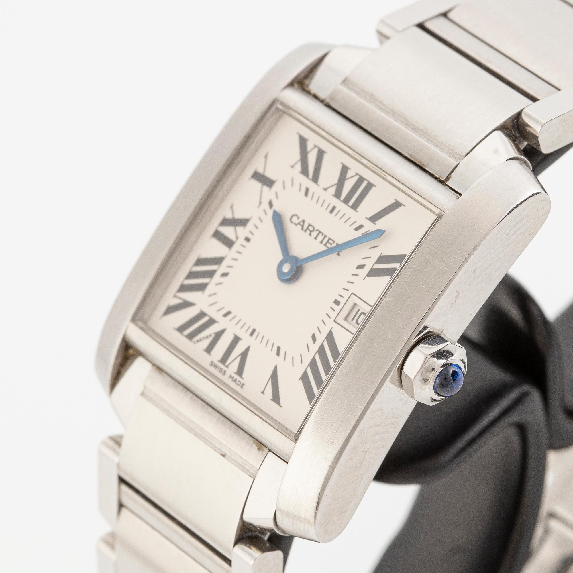 Cartier, Tank, Francaise, armbandsur, 30 x 25 mm.