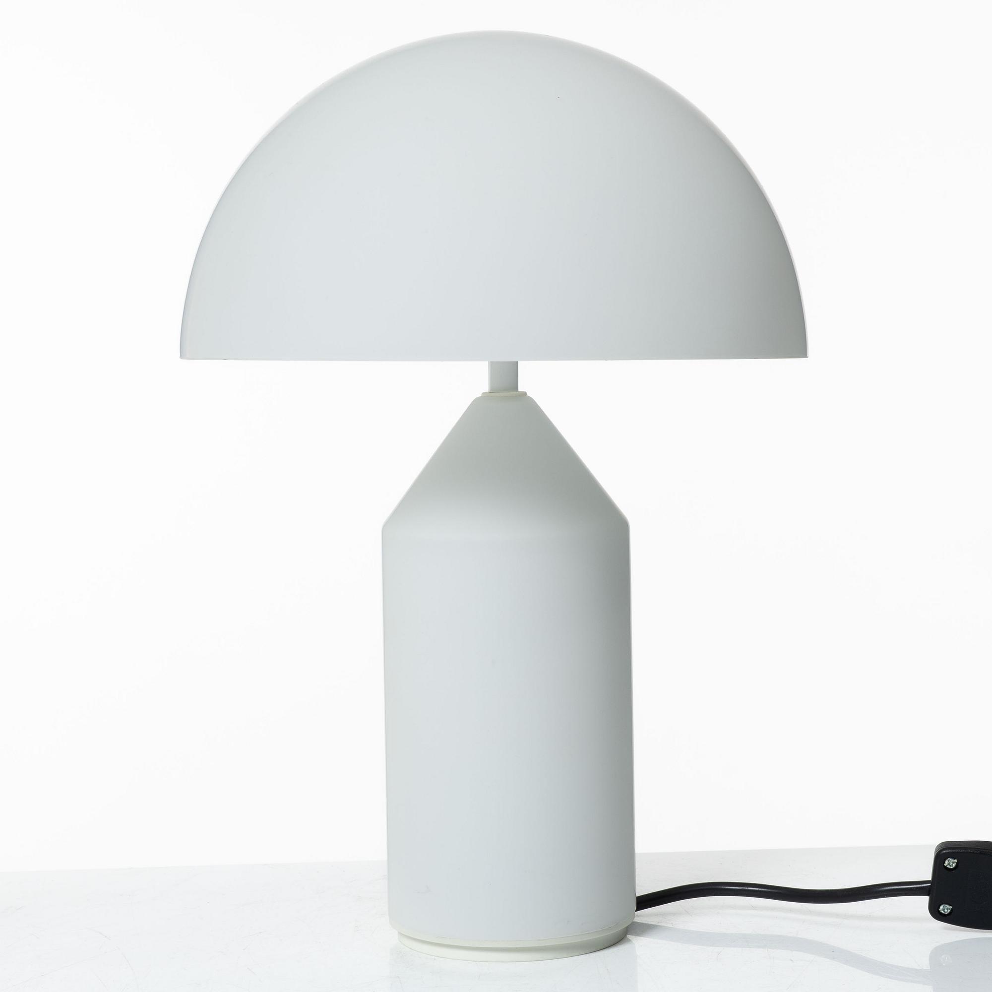 Vico Magistretti, bordslampa, "Atollo 236", Oluce, Italien.