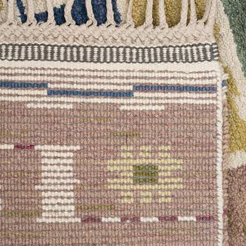 Märta Måås-Fjetterström, a 'Ängarna' carpet, knotted pile, c 248 x 182 cm, signed AB MMF.