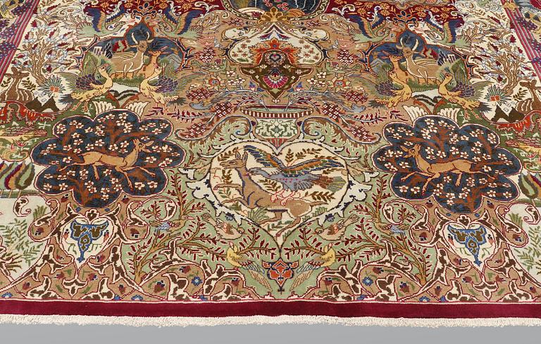 Matta, Figural Kashmar, ca 400 x 300 cm.