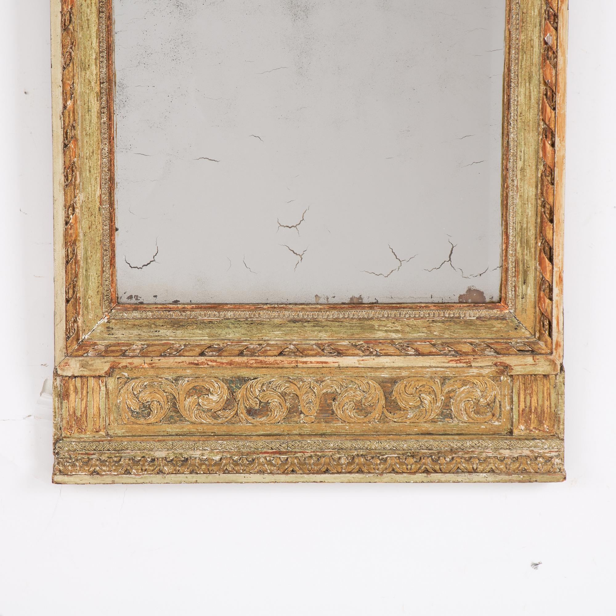 Olof Wetterberg, mirror. Gustavian.
