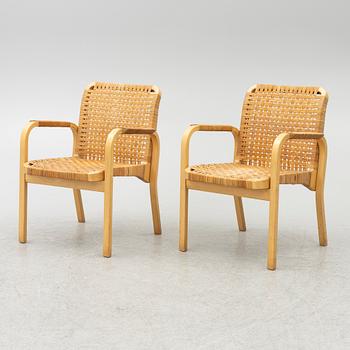 Alvar Aalto, Armchairs, a pair, model 45, Artek, Finland.
