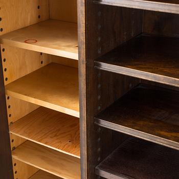 A stained birch bookcase from Nordiska Kompaniet, 1929.