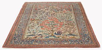 An antique Keshan, Dabir, c. 210 x 120 cm.