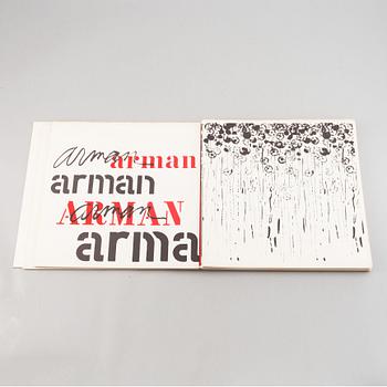 Fernandez Arman, multipel i metall och plexiglas, inkl. portfolio med litografier, signerad och numrerad 44/150, 1971.