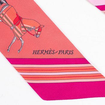 Hermès, a 'Twilly' scarf.