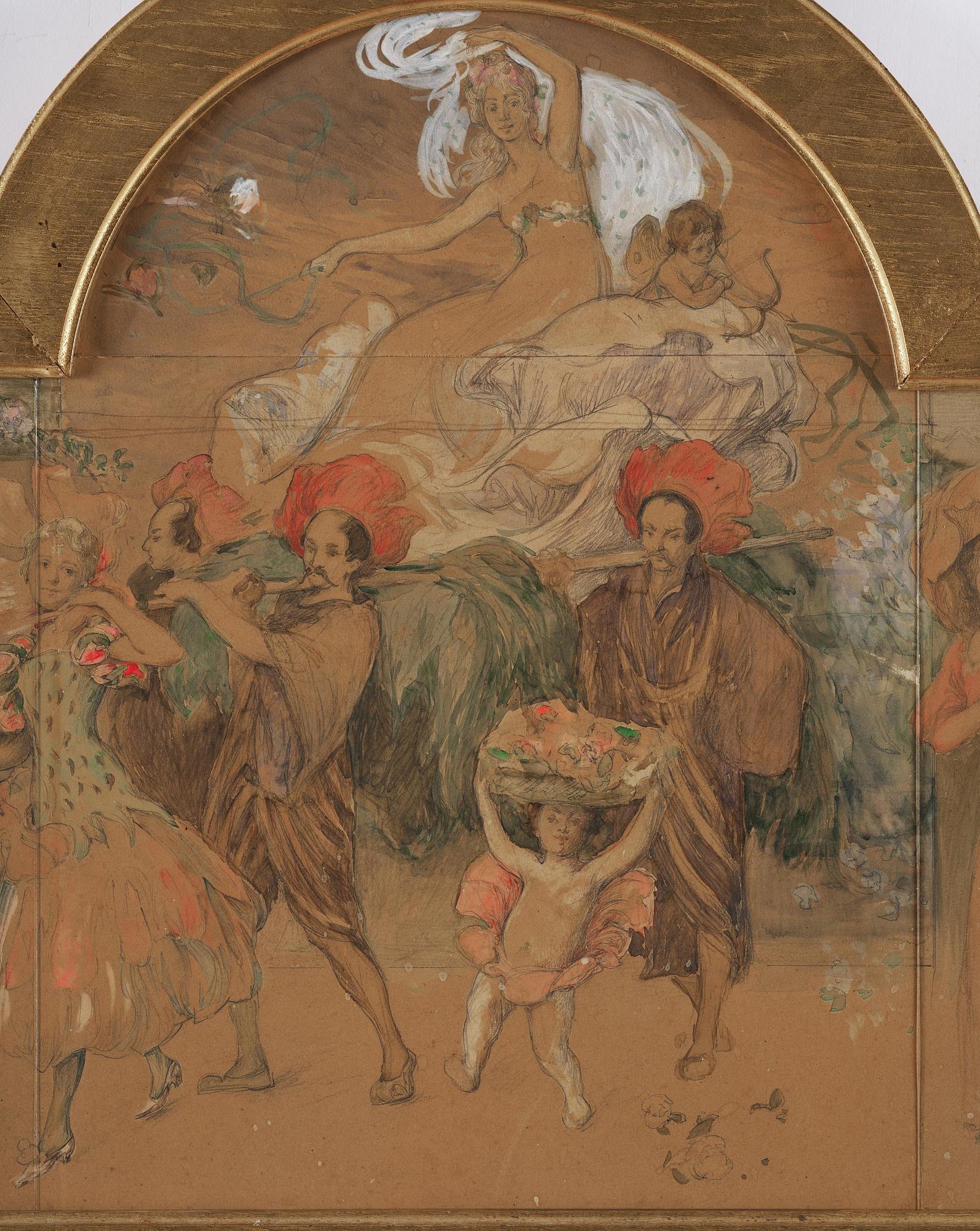 Georg Pauli/Hanna Hirsch-Pauli, Festival procession.