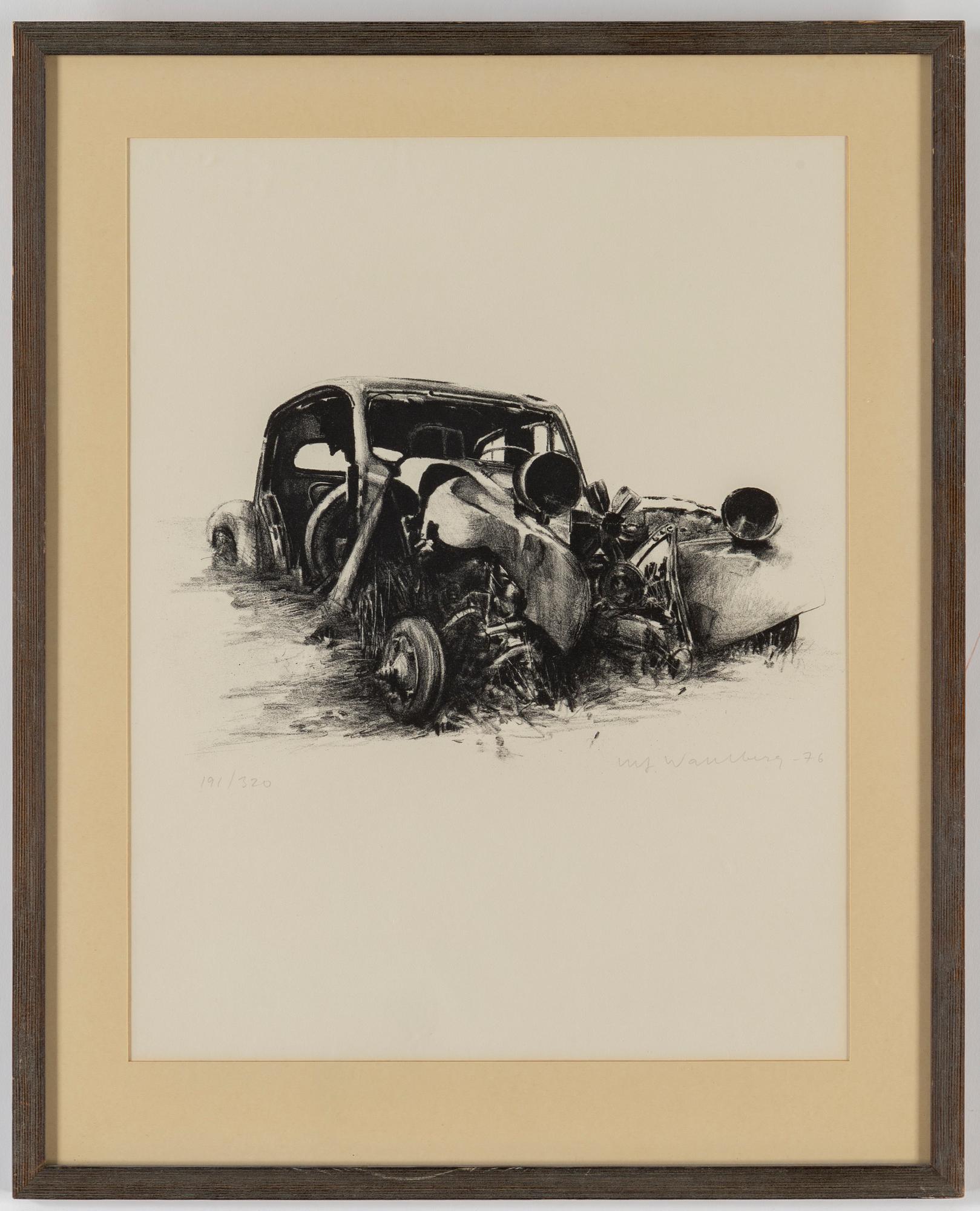 ULF WAHLBERG, lithographs, 2, 1976, 2001, signed 191/320, 248/295.