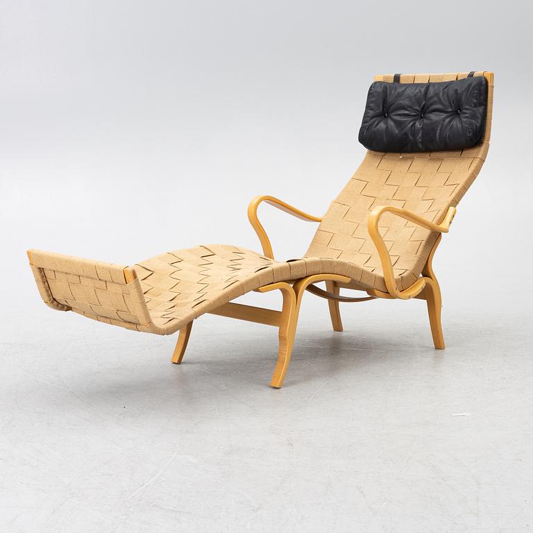 Bruno Mathsson, a 'Pernilla 3' lounge chair, Dux, second half of the 20th century.
