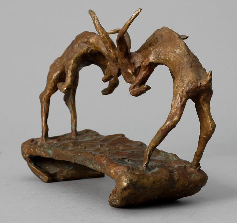 ERIK HÖGLUND, Skulptur, brons, signerad.