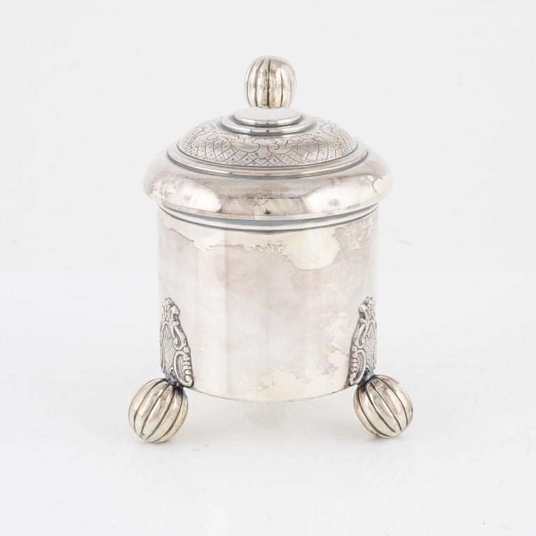 Dryckeskanna, barockstil, TESI, Göteborg, 1952.