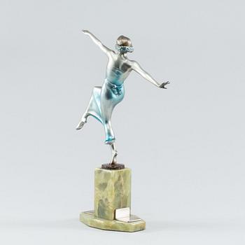 OTTO HAFENRICHTER, Art Deco Bronce sculpture Otto Haffenrichter.