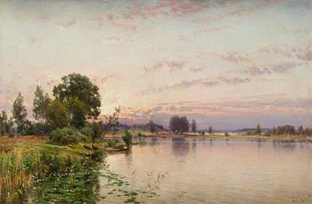 Hjalmar Munsterhjelm, Landscape at Twilight.