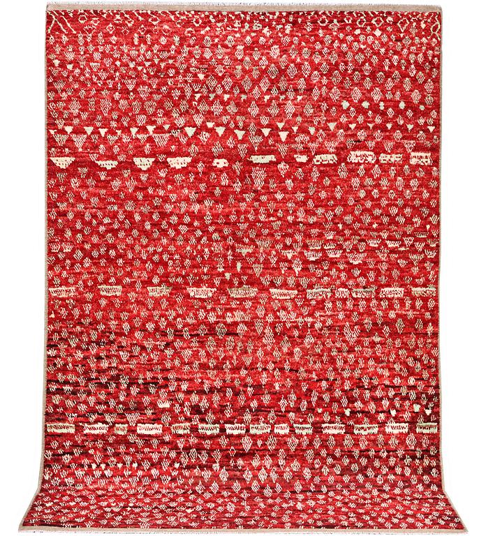 A Moroccan carpet, c. 247 x 173 cm.