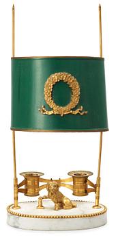 686. A late Gustavian circa 1800 table lamp.