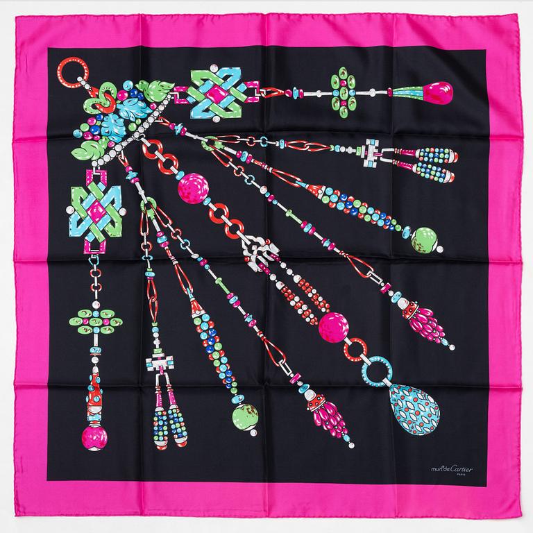 Cartier, scarf, vintage.