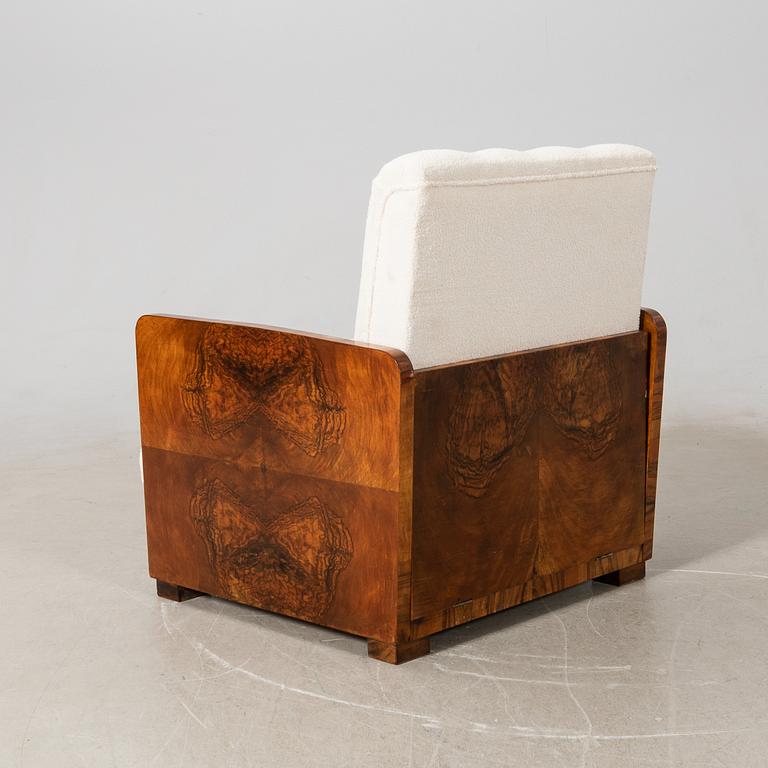 Fåtölj/extra säng Art Deco 1900-talets första hälft.