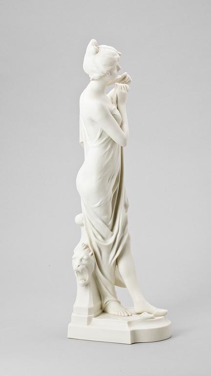 SKULPTUR, parian, Gustafsberg 1904.
