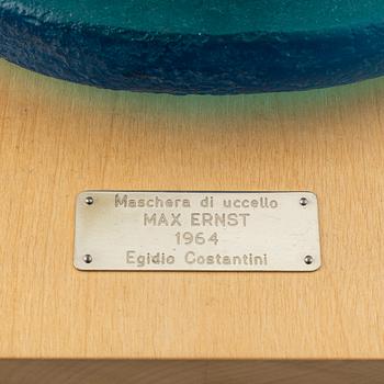 Max Ernst, "Maschera di uccello", sculpture, Egidio Costantini, Italy, designed 1964.