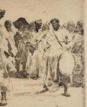 Erich Wolfsfeld, Snake Dance, Marrakesh.