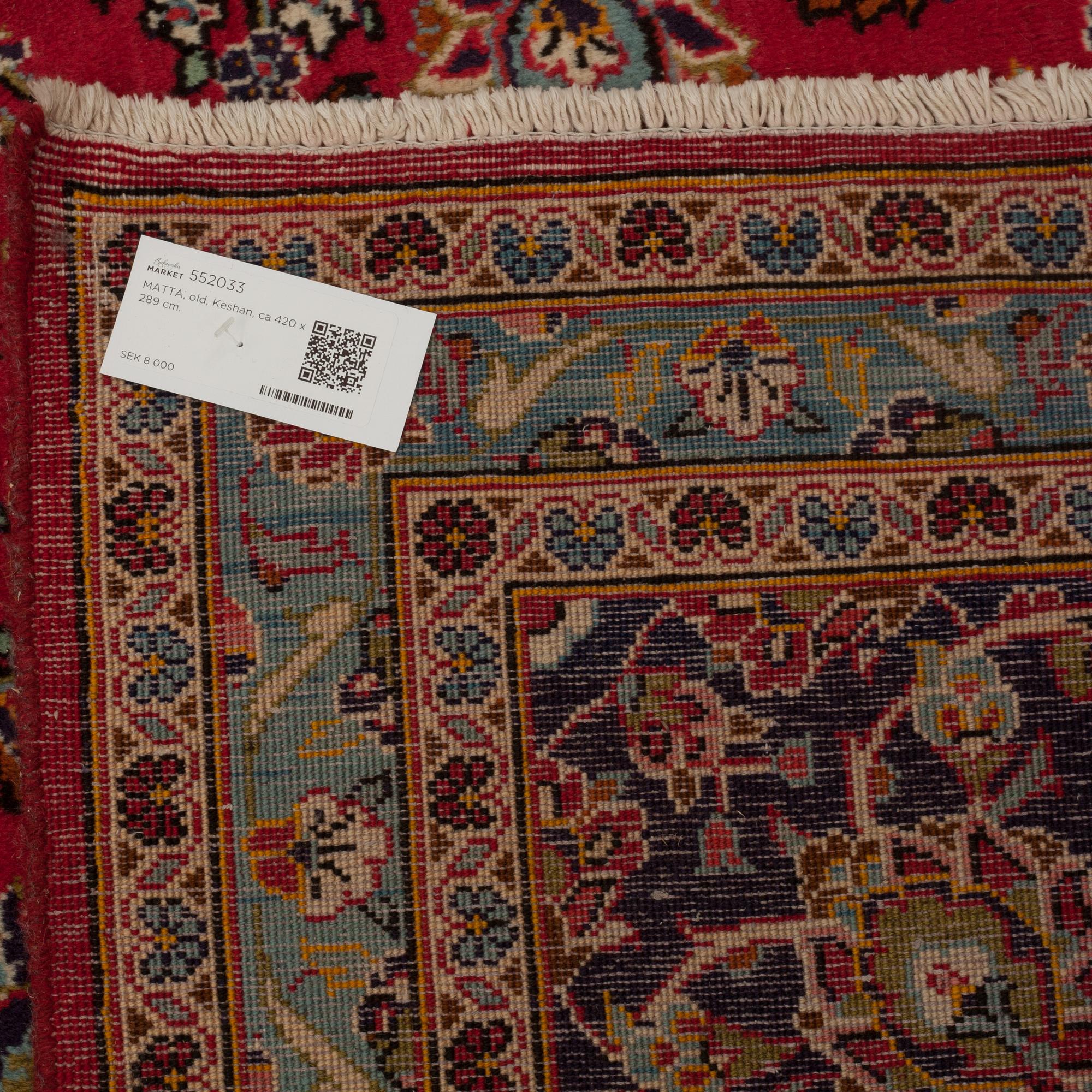 MATTA, old, Keshan, ca 420 x 289 cm.