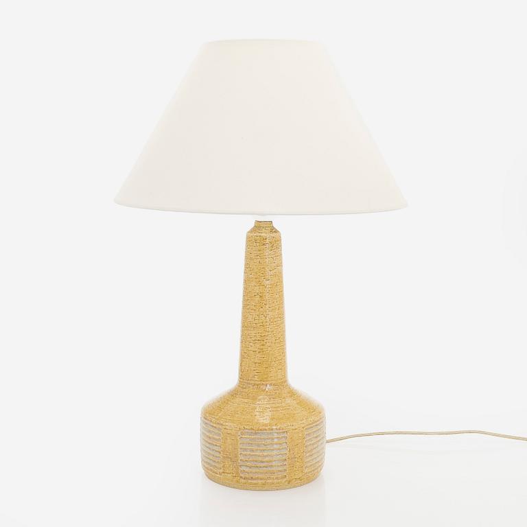 A stoneware table lamp, signed Palshus Danmark.
