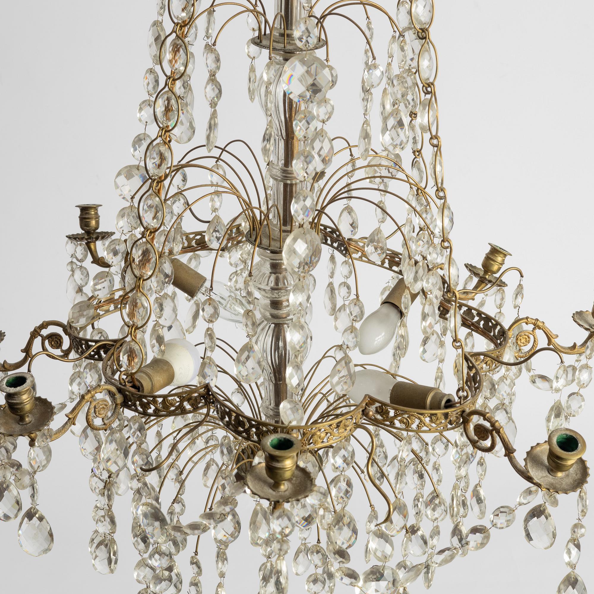 Chandelier, second half of the 19th century.