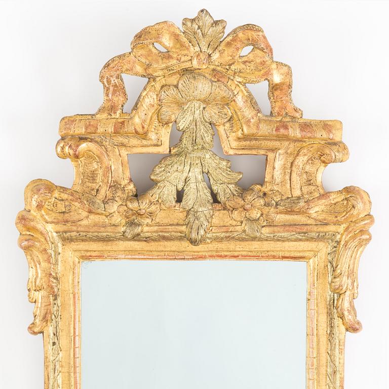 A Swedish Rococo mirror by Anders Malmqvist (master in Kalmar 1775-1779).