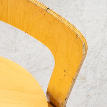 Alvar Aalto, barnstolar, 4 st, Artek, Finland.