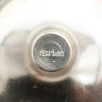 SHAKER samt GLAS, 13 delar, nysilver, Tesi, 1900-talets andra kvartal.