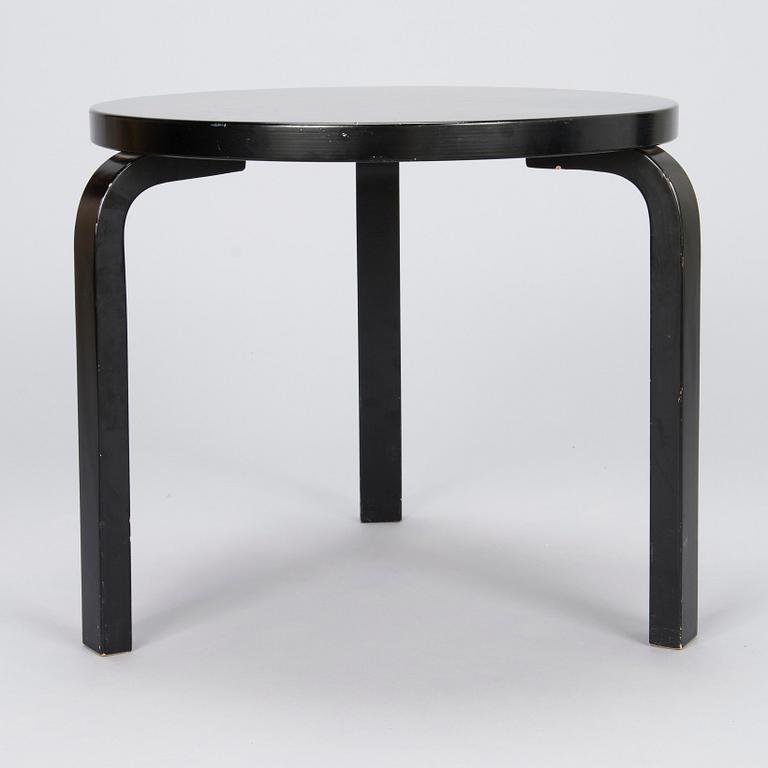 ALVAR AALTO, a late 20th century '90D' table for Artek.