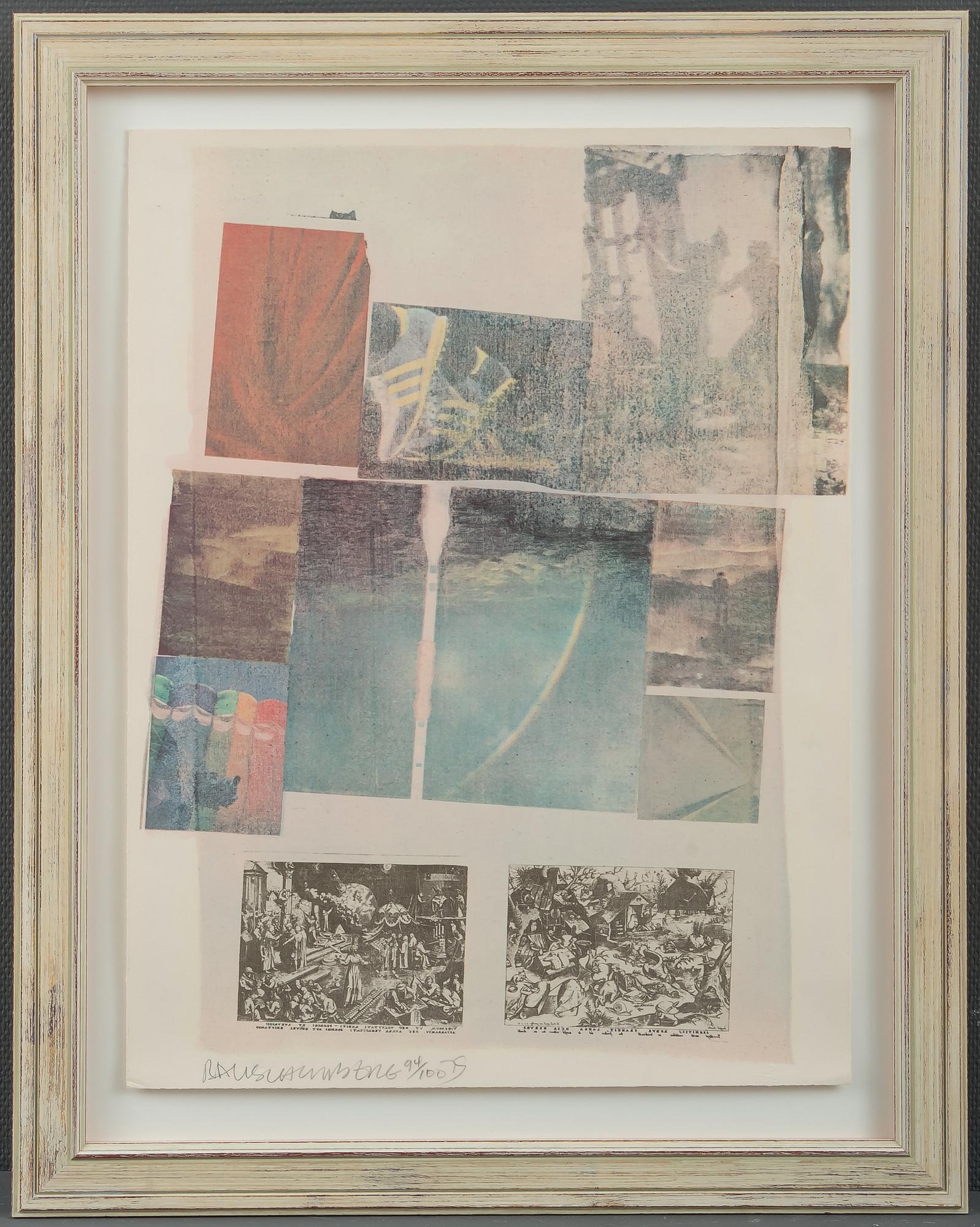 Robert Rauschenberg, PEOPLE HAVE ENOUGH TROUBLE WITHOUT BEING INTIMIDATED BY AN ARTICHOKE".
