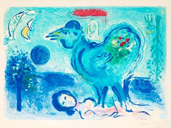 373. Marc Chagall, "Paysage au coq".