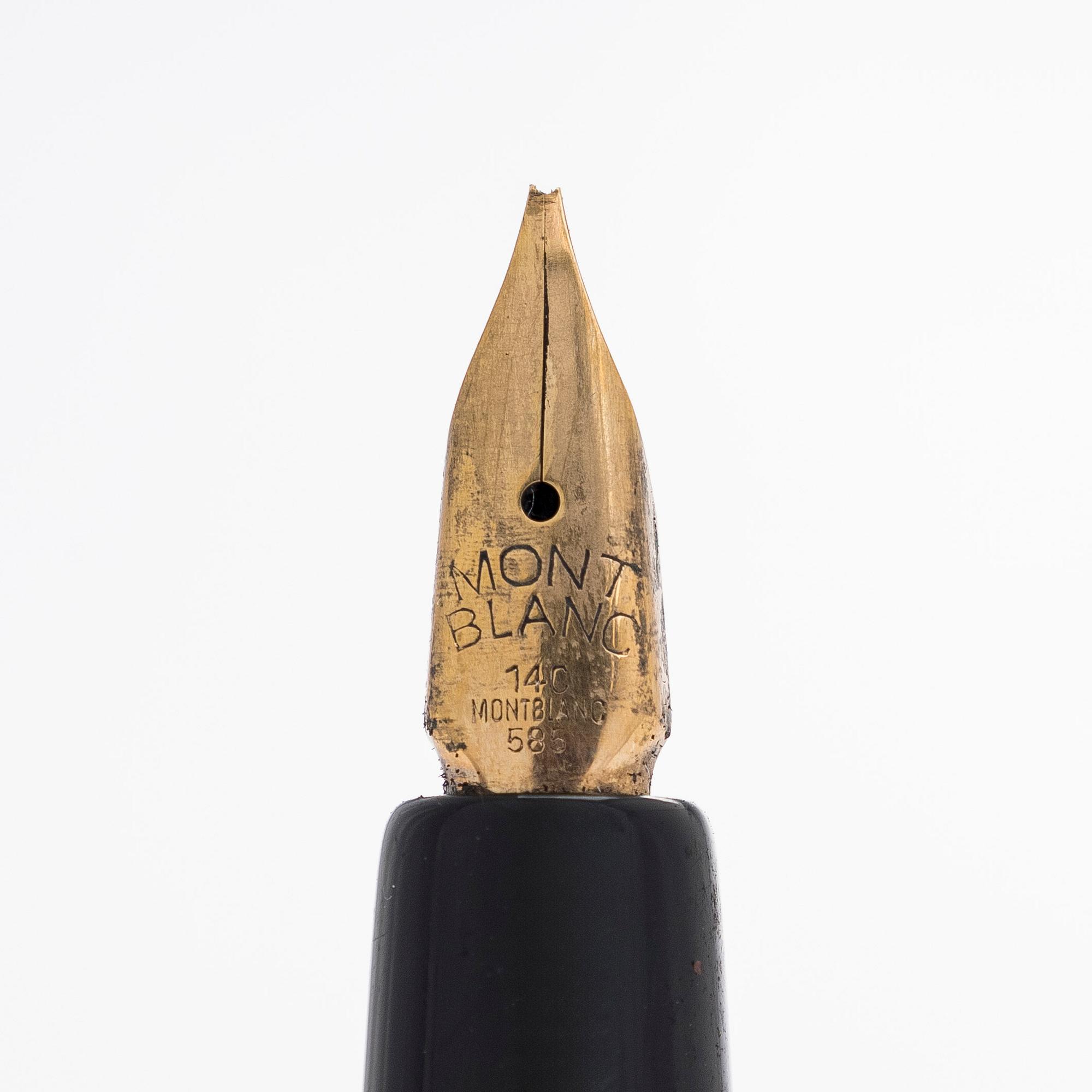 Montblanc, reservoarpenna, nr 254, samt stiftpenna, D.R.P. 481237.