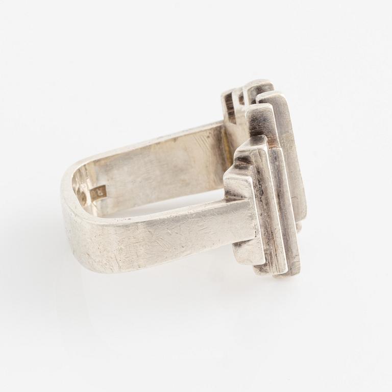 Rey Urban, ring and bracelet, silver.